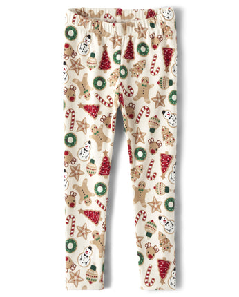 Gymboree Girls' and Toddler All Holiday Leggings, 