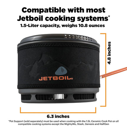 Jetboil 1.5L Ceramic Cook Pot