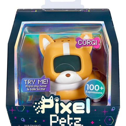 MGA Entertainment Pixel Petz - Corgi - Interactive Digital Pet Dog - Suitable for Children Ages 4+