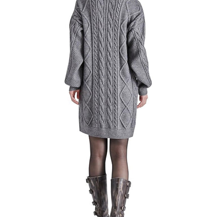 Robe Debbie Steve Madden Apparel pour femme, gris chiné, S