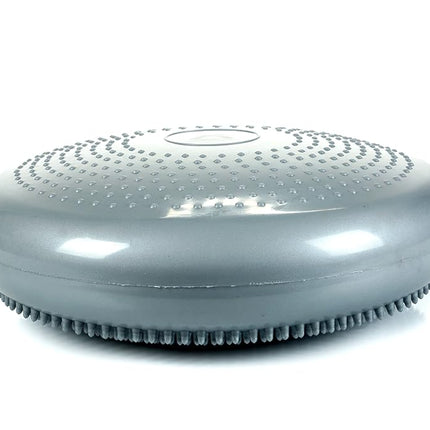 CanDo Inflatable Vestibular Balance Disc, 13.8" diameter, Silver