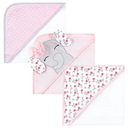 Hudson Baby Unisex Baby Cotton Rich Hooded Towels,