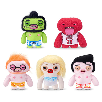 Fuggler Fugg Stars 9-Inch Plush Toy (Rhymer Mcslimer) by ZURU – Funny Ugly Monster Stuffed Animal with Human-Like Teeth, Collectible Plush for Kids, Tweens, Teens, Adults & Plush Fans