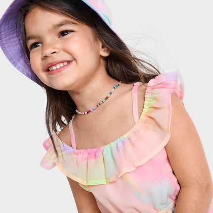 The Children's Place Robes habillées sans manches pour bébés filles et tout-petits, Cameo Rainbow, 18-24 mois