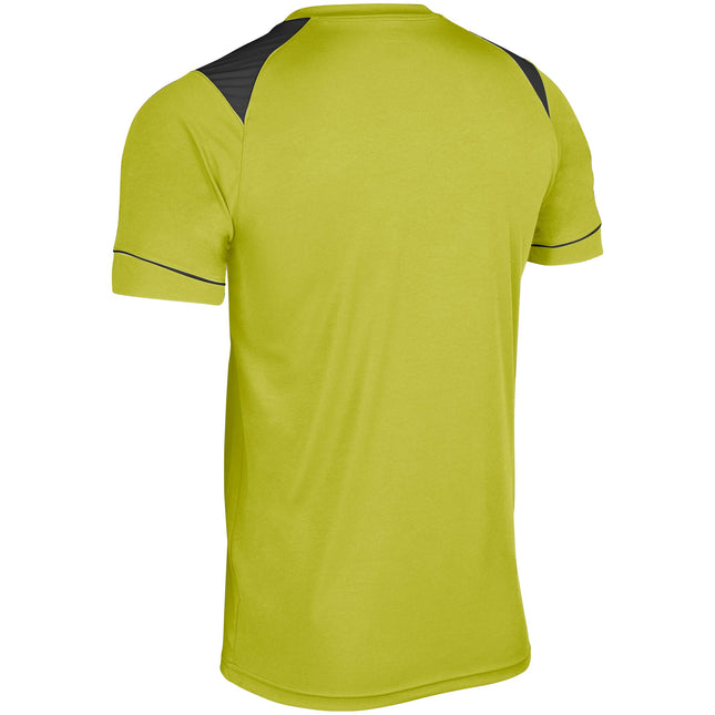 CHAMPRO Men's Attacker Adult Soccer Jersey, Optic Yellow, Black, Small