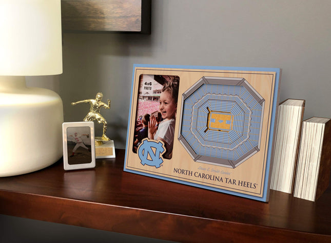 YouTheFan NCAA North Carolina Tar Heels 3D StadiumView Picture Frame - Dean E. Smith Center, 12" x 8"