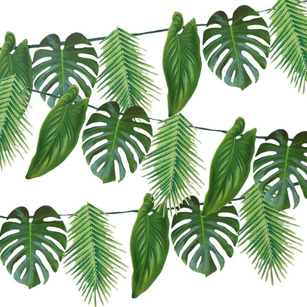Talking Tables Green Tropical Palm Leaves Garland 