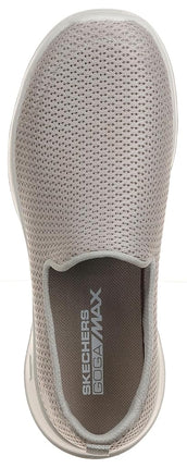 Skechers Women's Go Walk Joy-Evaluate Trainers, Taupe Textile/Trim, 4 UK