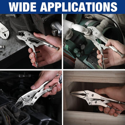 WORKPRO 5-Piece Locking Pliers Set
