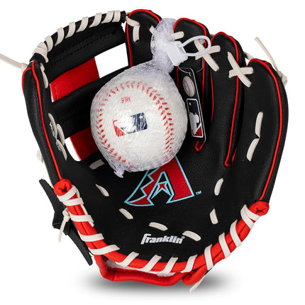 Franklin Sports MLB Youth Teeball Glove + Foam Bal