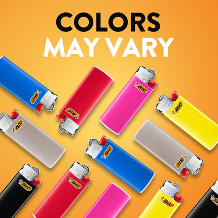 BIC Mini Lighter, Assorted Colors, Set of 8 Lighters
