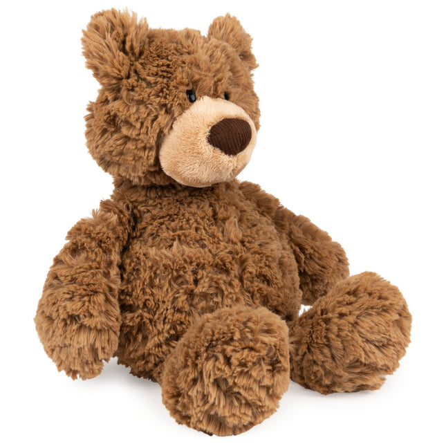 GUND 6048356 Spin Master Animal Pinchy Smiling Teddy 17", Brown