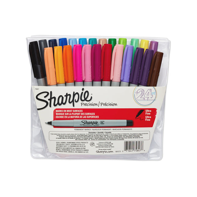 Sharpie Permanent Markers, Ultra Fine Point, Assor