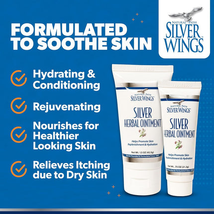 Natural Path Silver Wings Silver Herbal Ointment 250 PPM (1.5oz)