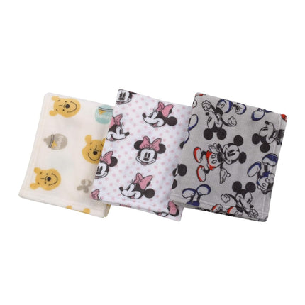Disney Winnie The Pooh - Ivory, Yellow and Aqua Super Soft Plush Baby Blanket, 1 Count (Pack of 1) (2595501)