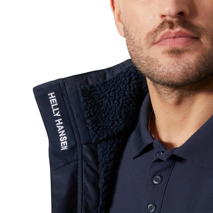 Helly Hansen Men's Crew Hooded Midlayer Jacket, Navy 2.0, 5XL