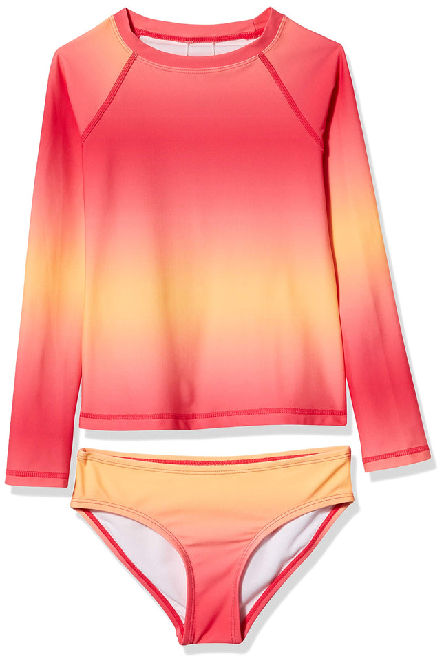 Kanu Surf Girls' Long Sleeve Rashguard UPF 50+ Two