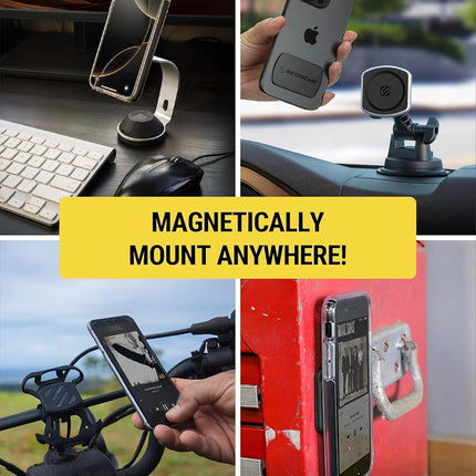 Scosche MAGIC MOUNT REPLACEMENT PLATE KIT - Black