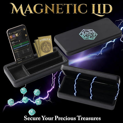 Soar Forge Sanctum Dice Box - Premium Case & Tray for DND