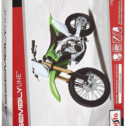 Maisto M39175 1:12 Motorbike KIT Kawasaki KX 450F, Green for 3 years +