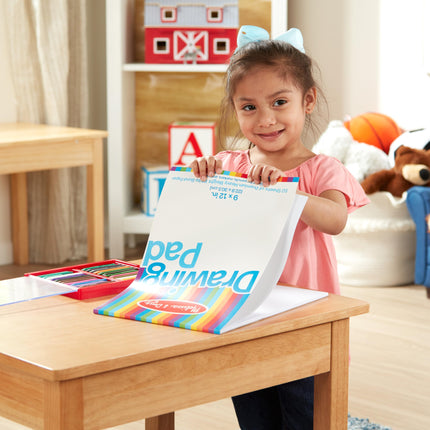 Bloc de dibujo Melissa & Doug (22,86 x 30,48 cm) con 50 hojas de papel blanco bond