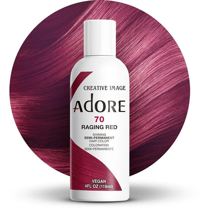 Shining Semi-Permanent Hair Color - Raging Red - 118ml by Adore