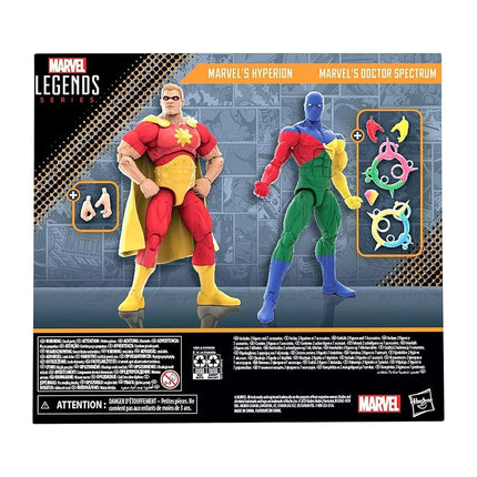 Marvel Squadron Supreme Legends Pack of 2 Hyperion Doctor Spectrum 6-inch Action Figures