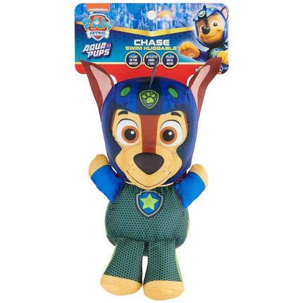 Swimways Paw Patrol AquaPups Chase Swim Huggable, Paw Patrol Toys, Bath Toys and Beach Toys, Floating Water Stuffed Animal for Kids Aged 1 and Up
