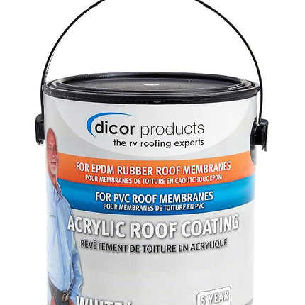 Dicor RP-CRC-1 EPDM Rubber Roof Acrylic Coating Pa
