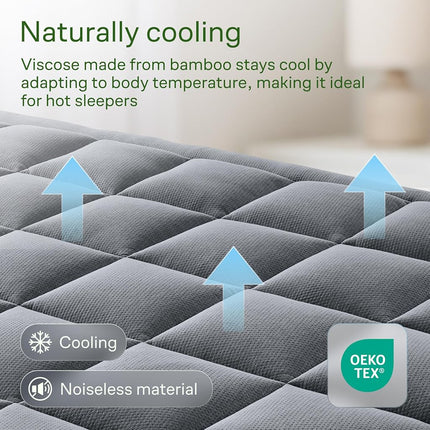 Niagara Sleep Solution King Ultra Soft Mattress Topper — Back Pain Relief