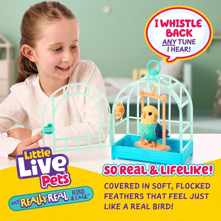 Little Live Pets My Really Real Talking Bird Toy & Cage - Indie