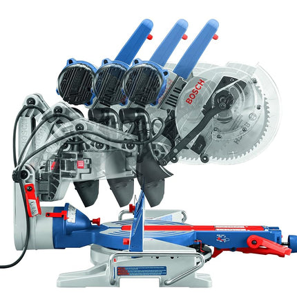 Bosch CM10GD Compact Miter Saw - 15 Amp Corded 10 Inch Dual-Bevel Sliding Glide Miter Saw with 60-Tooth Carbide Saw Blade