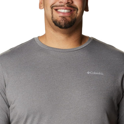 Camisa de senderismo de manga corta Columbia Thistletown Hills para hombre, gris jaspeado, 3X Tall