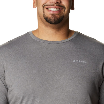 Columbia Men's Thistletown Hills Short Sleeve Hiking Shirt, City Grey Heather, 3X