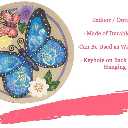 Spoontiques - Garden Décor - Butterfly Stepping Stone - Decorative Stone for Garden