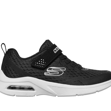 Skechers Boy's Microspec Max - Torvix Sneaker Sneaker, Black, 12.5 Little Kid