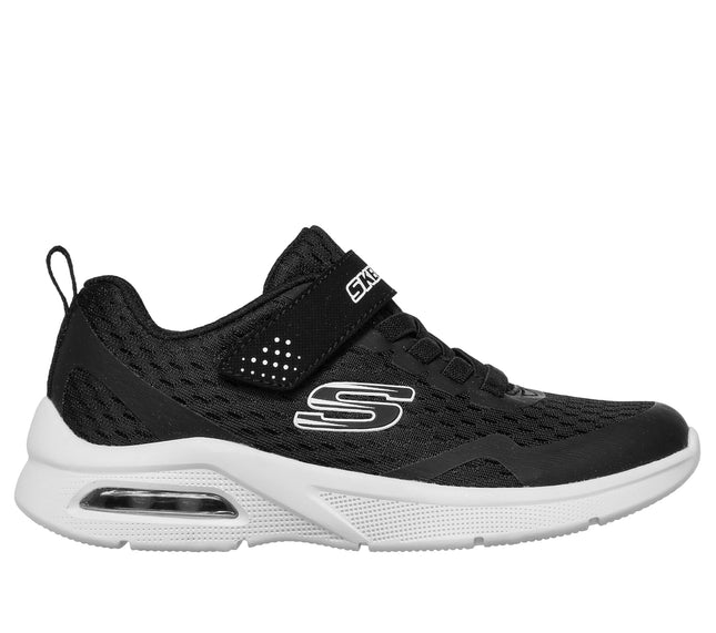 Skechers Boy's Microspec Max - Torvix Sneaker Sneaker, Black, 4 Big Kid