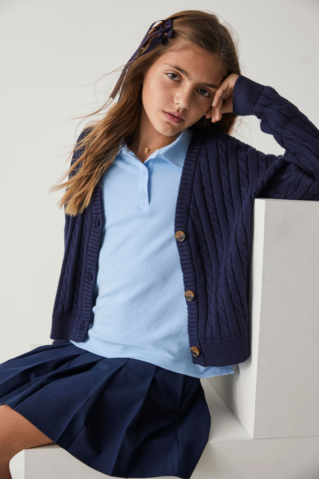 Polo Fille à Manches Courtes The Children's Place, Lot de deux, Daybreak, XL (14)