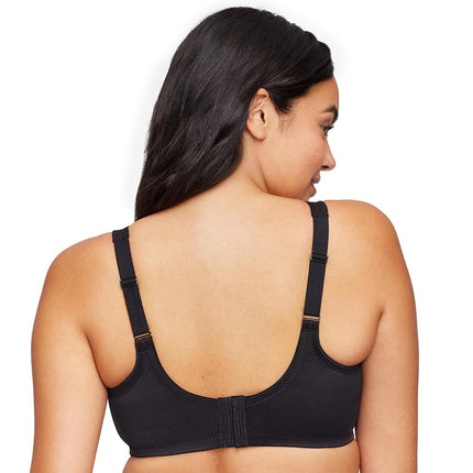 Glamorise Wonderwire Minimizer Underwire Bra 9003 (Women's & Women's Plus) Black