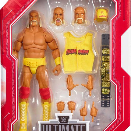 Mattel WWE Hulk Hogan Ultimate Edition Fan TakeOver Action Figure with Articulation, Life-like Detail & Accessories, 6-inch