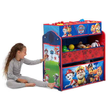 Delta Children, Paw Patrol 6-Bin Toy Storage Organiser, Large
