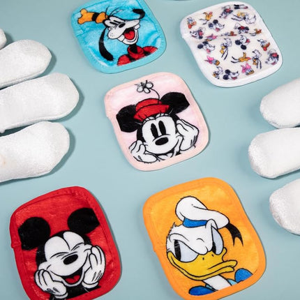 The Original Makeup Eraser, 7-Day Set, Erase All Makeup with Just Water, Including Waterproof Mascara, Eyeliner, Foundation, Lipstick, Sunscreen, and More! Mickey and Friends, 7ct.