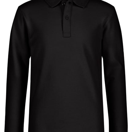 Nautica Boys' School Uniform Long Sleeve Polo Shir