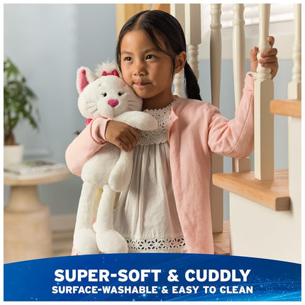 GUND Disney Peluche oficial de Marie Toothpick, animal de peluche de la gata de Los Aristogatos para mayores de 1 año, blanco, 15 pulgadas