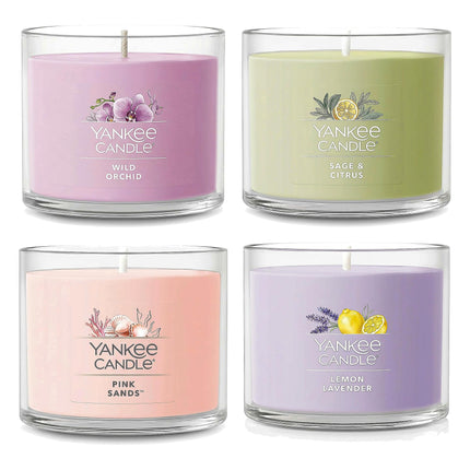 Yankee Candle Minis Jar, Zen Oasis Variety Pack, 4