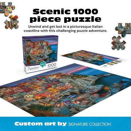 Buffalo Games - Peter Stewart - Cinque Terre - 1000 Piece Jigsaw Puzzle For Adults - Challenging Puzzle Perfect for Game Nights - Finished Size is 26.75 x 19.75