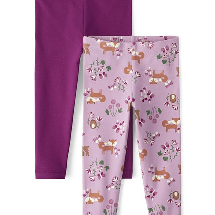 The Children's Place Baby Girls' and Toddler Leggings 2-Pack, Magic Potion, 4T