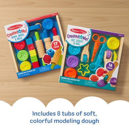 Set de actividades Melissa & Doug Clay Play con herramientas de escultura y 8 botes de plastilina