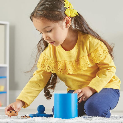 Learning Resources Smart Snacks Counting Cookies, Ages 2+, Early Maths Skills, Number Recognition and Imaginative Play, Cookie Jar Storage
