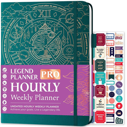 Legend Planner PRO Hourly Schedule - Weekly & Dail